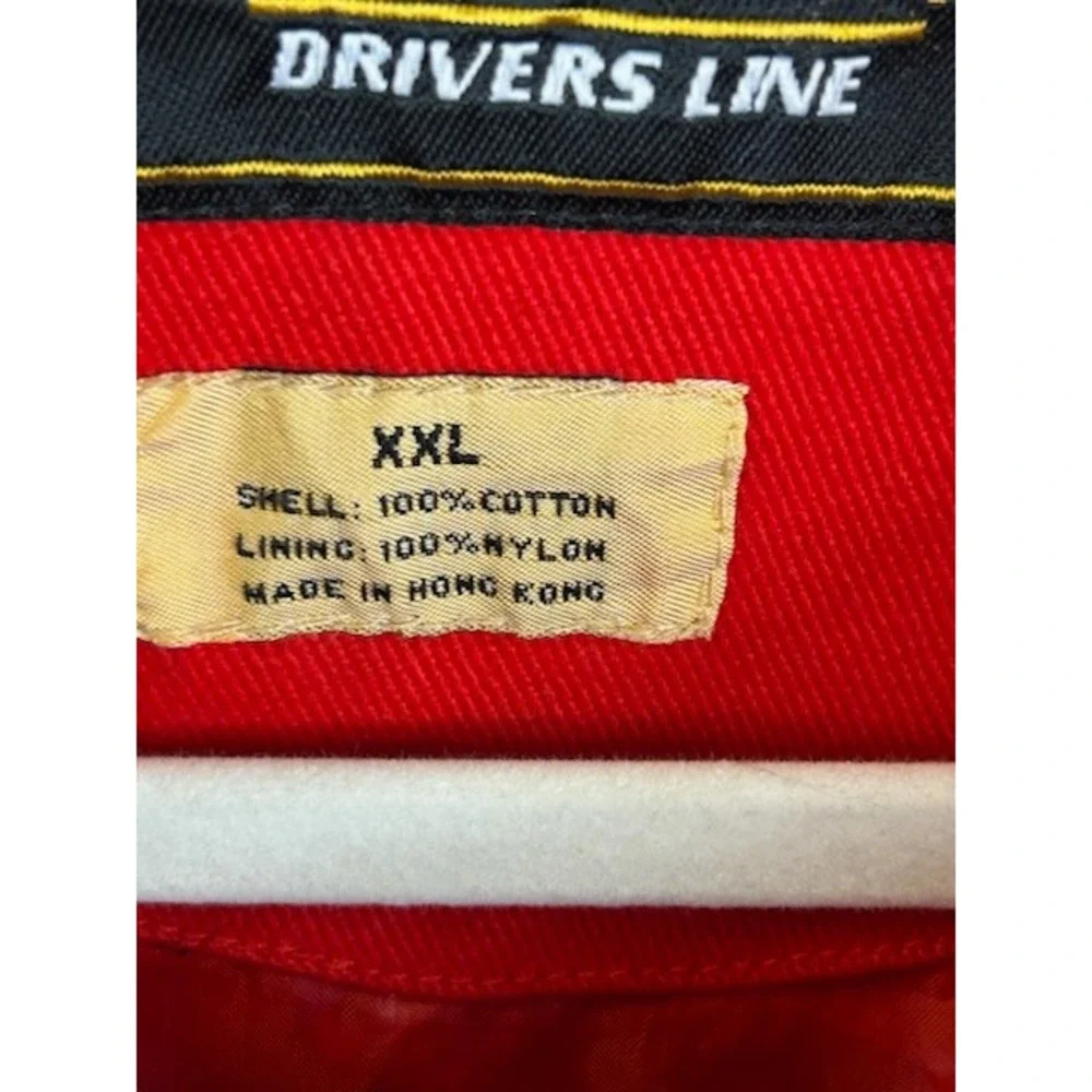 Budweiser Racing Dale Earnhardt Red Jacket Coat Full Zip NASCAR Chase‎ Size XXL